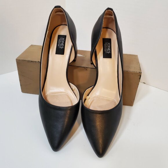 Jones New York Black Pointed Toe Candora Pumps Size 8 - Picture 3 of 8